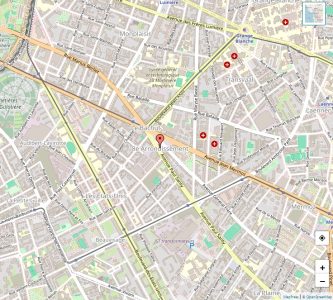 Carte du 8e arrondissement de Lyon