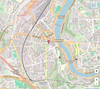 Carte du 9e arrondissement de Lyon